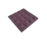 Paneles decorativos para pared Paneles de pared espuma acústica piramidal 25 x 5 cm for estudio, insonorizados, con absorción, poliuretano y esponja(PURPLE)