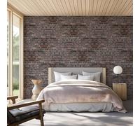 Paneles Decorativos Pared 3D | Revestimiento Pared Interior | Lavable | Placas de Espuma EPS con Relieve Imitación Ladrillo para Salón, Cocina y Dormitorio (1 panel (Superficie de 0,5 m2))
