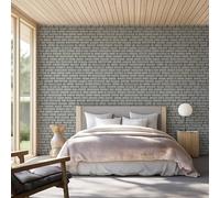 Paneles Decorativos Pared 3D | Revestimiento Pared Interior | Lavable | Placas de Espuma EPS con Relieve Imitación Ladrillo para Salón, Cocina y Dormitorio (1 panel (Superficie de 0,5 m2))