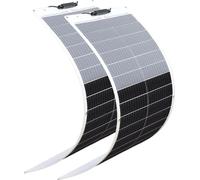 Paneles fotovoltaicos, monocristalinos, de diseño flexible, 200W. Juego de 2 paneles de 100W