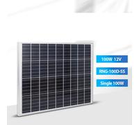 Paneles solares - 100W - Monocristalinos - Flexibles - Impermeables - Kit - para camping, vehículos recreativos y uso doméstico