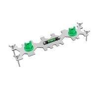 PANFHGFG Llave de plomería multifuncional 15 en 1 con nivelador Llave ajustable para instalación de tuberías de baño Herramienta de reparación Llave niveladora de tuberías de agua con nivelación