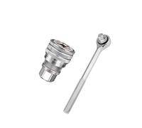 PANFHGFG Manga 3/8 pulgadas 10-19 mm Hexagonal ajustable Llave de torsión Llave de trinquete Manga de llave inglesa Llave de tubo ajustable