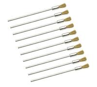 PANGBOER Accesorio de Taladro con Cepillo de Alambre, Broca de Cepillo de Alambre para diversas tareas de Limpieza, eliminación de óxido de Pintura, Juego de vástago de 3mm de diámetro