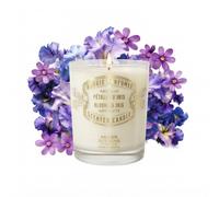 Panier des Sens -Vela aromática de Pétalos de Iris - Vela Decorativa de Cristal - Perfume Floral Concentrado - Vela Natural y Duradera Fabricada en Francia - Cera Vegetal - 180g