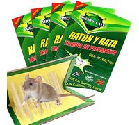 Panngu 4 Unidades Trampa Adhesiva para Ratas, Profesional Trampa para Ratónes, fácil de Usar ratón Adhesivas para ratoncillos y Rata (31cm x 21cm)