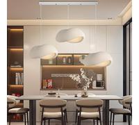 PANNN Lámpara Colgante De Tres Luces E27 Lámpara Colgante Con Forma De Nube Marrón Lámpara De Araña Lámparas Modernas Para Isla De Cocina Estilo Wabi-sabi Adecuada Para Comedores Cocinas Salones(A2)