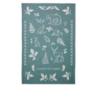 Paño de Cocina Estampado de algodón, Cuento de Foret, 50 x 75 cm, Coucke