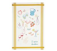 Paño de Cocina Estampado de algodón, L'APERO DINATORIRE, 50 x 75 cm, Coucke