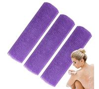 Paño de malla para el cuerpo, esponja de malla africana, paño de malla africana, red de ducha, estropajo, esponja de baño elástica, 3 piezas para el uso diario, para baño Fra