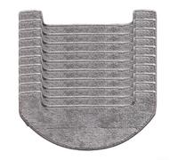 Paño de microfibra para mova S800 E20 Pro - almohadillas de repuesto reutilizables lavables de alta absorción limpiador de suelos duros 41 x 13 cm (10 unidades)