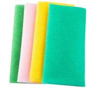 Paño Exfoliante Corporal para Baño, Pack de 4, Nailon