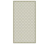 Panorama Alfombra Vinílica Hidráulica 12 - Verde - 80x150 cm - Alfombras Vinilicas para Salón - Suelo Vinilico Cocina Lavable - Alfombra Exterior Impermeable Terraza