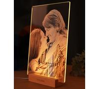 Panorama Lámpara Personalizada con Foto 21x30 cm - Comunion Regalo Boda - Mesita de Noche - Regalos Originales - Cuadro Personalizado Luminoso