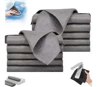 Paños De Limpieza,Magic Wipe Bathroom Cloth,Trapos Limpieza,bayetas Cristales,paño De Limpieza Mágico,Paños De Microfibras De Reutilizables para Limpiar Cristal Espejos Coches Baño Cocinas