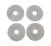 Paños de repuesto compatibles con Cecotec para Conga 15090 16090 Ai Spinarm Home And Wash Almohadillas de microfibra para limpieza profunda de suelos, fácil de instalar, 4 o 10 piezas (paquete de 4)