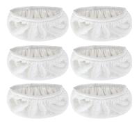 Paños Reutilizables de Microfibra para Mopa Swiffer, 6 Piezas, Funda de Repuesto Verde, 45,3 x 11,7 cm, de Limpieza para Hogar (Color Blanco)