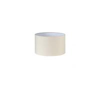 Fabrilamp Pantalla cilíndrica Abrila Dori E27 tejido popelín Beige 30 cm