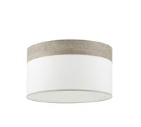 Pantalla colgante cloe m10 blanca/madera-gris 50dx50dx22h difusor incl