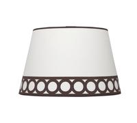 Pantalla colgante dalia e27 beis/marrón 40dx30dx25h