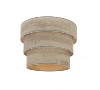 Pantalla colgante triple smile e27 madera gris 40dx20dx26h