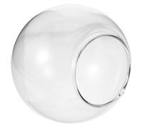 Pantalla de Cristal Globo Transparente 70mm, Repuesto Moderno | Vidrio Claro, 1 Pieza Borde Redondeado, para Ventiladores de Techo y Apliques