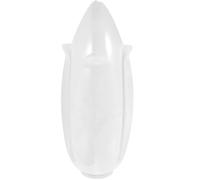Pantalla de Farola de Jardín de Acrílico Blanco, 9,5 CM | Repuesto para Luminarias de Exterior, Luz Difusa y Ligera, para Poste, Pasillo y Salón