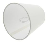 Pantalla de Lampara Beige de Tela E Hierro Clip, Repuesto | Instalación Sencilla, Estilo Decorativo Retro, para Lamparas de Sobremesa y Uso Versátil