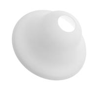 Pantalla de Lámpara Color Blanco Forma de Sombrero, de Plástico, 42mm | PP Mantenimiento, Limpieza Fácil, Repuesto para Sobremesa y Dormitorio, Luz Suave