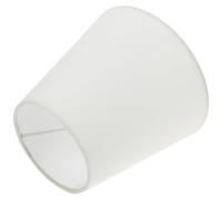 Pantalla de Lámpara de Mesa Beige de Tela E Hierro, Tipo Clip | Reemplazo Pantalla Lámpara, para Lámparas de Sobremesa y Escritorio, Decoración Suave