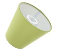 Pantalla de Lámpara de Techo E14 de Lino Verde Claro para Apliques | Tejido Acabado Texturizado, Reducción del Deslumbramiento y Luz Ambiental, para Estudio y Cabecera