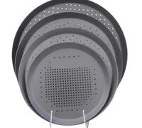 Pantalla De Malla Para Pizza Bandeja for hornear pizza antiadherente | Bandeja Plato Platos Soporte for hornear Vajilla Accesorios for herramientas Pantalla(Black 11inch)