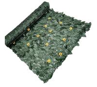 Pantalla de Privacidad de Hiedra Artificial, Pantalla de Privacidad para Jardín, Pantalla de Valla de Hiedra Artificial con Hojas de Hiedra, Escena Aplicable, Gran Durabilidad, 0.5 x 3 m para Balcones