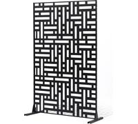Pantalla de privacidad metálica de 120 cm x 193 cm. Paneles y separadores de privacidad para exteriores, color