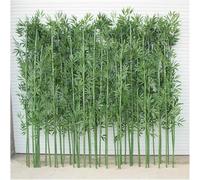 Pantalla De Privacidad para Exteriores, Plantas Artificiales De Bambú, Árboles Falsos Altos con Hojas, Seto Frondoso, Muro Vegetal Verde, Valla Decorativa para Balcón Y Patio(100pcs,H2m/6.6ft)