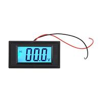 Pantalla digital LCD Medidor de voltaje de CC de dos cables Monitor Voltímetro Panel de voltaje Módulo de visualización Medición precisa Probador de voltaje Mini medidor Sin exposición(DC3.5V-30V)