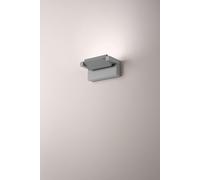 Pantalla - Lámpara de pared LED de 20W, temperatura de color de 3000-4000 K, ajustable en 340°, 1750 lúmenes, grado de protección IP65, 20,5 cm, gris claro - Perenz