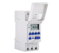 Pantalla LCD Relé electrónico programable semanal Tiempo 16 Temporizador de encendido y apagado Temporizador programable Temporizador Temporizador programable semanal(110V)