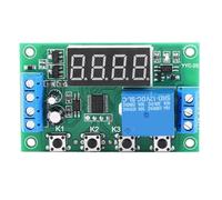 Pantalla LED Temporizador ajustable Módulo de interruptor de control de automatización de relé Módulo de relé de retardo Placa(12V)