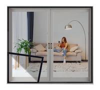 Pantalla Mosquitera, Fibra de vidrio resistente al desgarro Malla lavable, para interior,exterior,plástico,madera,aluminio de la ventana Mosquitera Ventana, 110x110cm