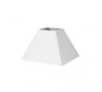 Fabrilamp Pantalla Abrila Mezzo Pirámide E27 Blanco 35x15x25 cm Tejido popelín