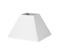 Fabrilamp Pantalla Abrila Mezzo Pirámide 45x20x32 cm E27 Tejido popelín Blanco