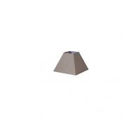 Pantalla piramide tenorio e27 lino gris 15dx8dx11h