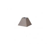 Pantalla piramide tenorio e27 lino gris 17dx8dx13h