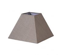 Pantalla piramide tenorio e27 lino gris 45dx20dx32h