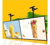 Pantalla Publicitaria LED De Para TV, Caja De Luz, Cartelera, Marco De Aleación De Aluminio, Tablero De Menú 3D Montado En La Pared, Letrero Colgante Para Restaurante 2pcs-40x50cm/15.75x19.69in