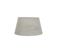 Pantalla salma e27 cemento gris 30dx22dx17h conica abierta