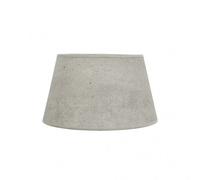 Pantalla salma e27 cemento gris 35dx25dx20h conica abierta