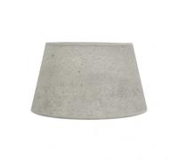 Pantalla salma e27 cemento gris 40dx30dx25h conica abierta
