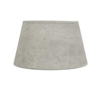 Pantalla salma e27 cemento gris 45dx35dx30h conica abierta